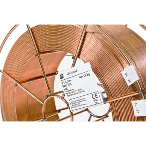 Проволока омедненная  OK Autrod 12.51  Ø1,2 mm ESAB (18 кг)